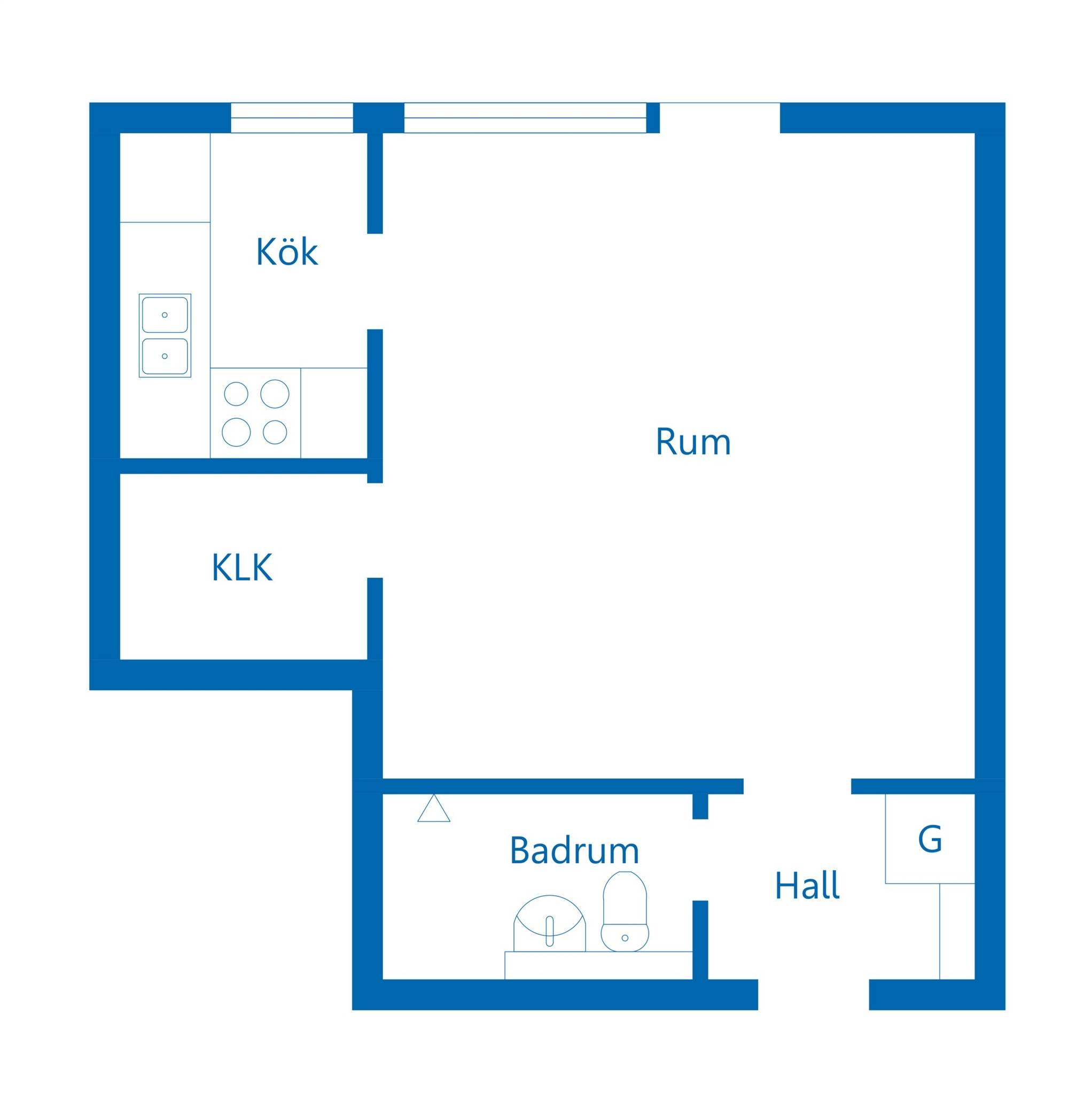 1 rum Lägenhet på Stegelbäcksgatan 14B Grossgärdet Norrtälje kommun - bild 14