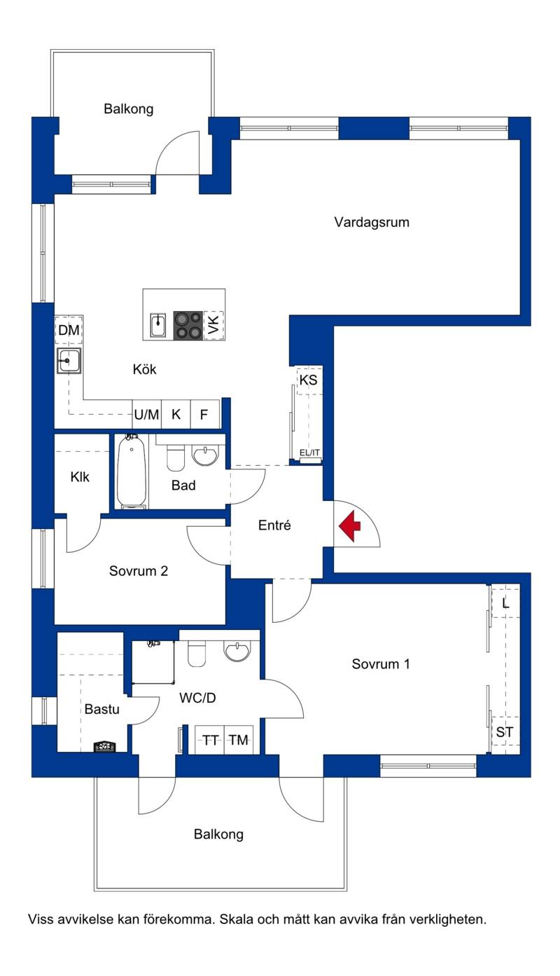 3 rum Lägenhet på Vanadisgatan 11, lgh 28 LUTHAGEN Uppsala kommun - bild 12