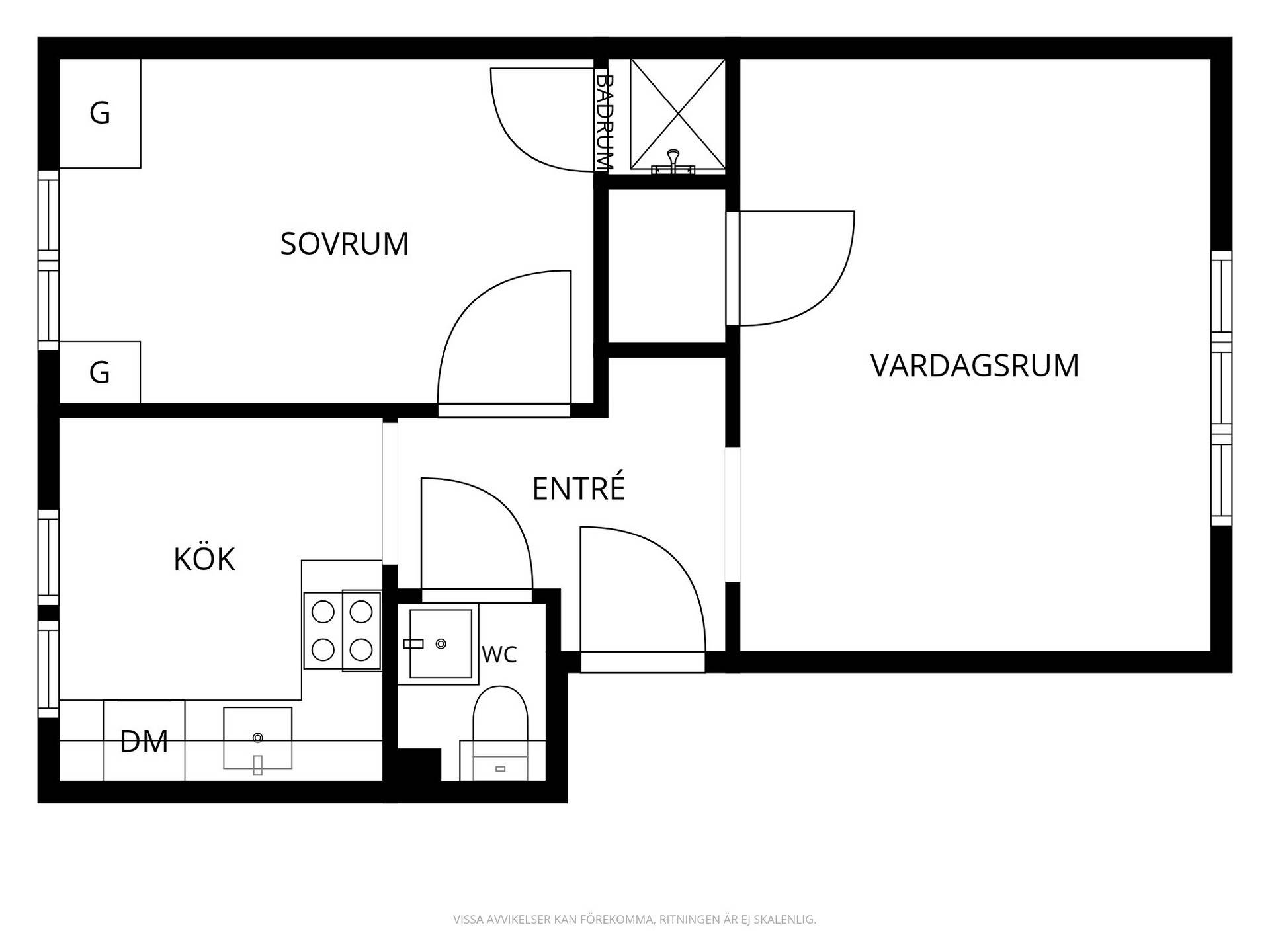 2 rum Lägenhet på Ornäsgatan 19B Elsborg Falu kommun - bild 24