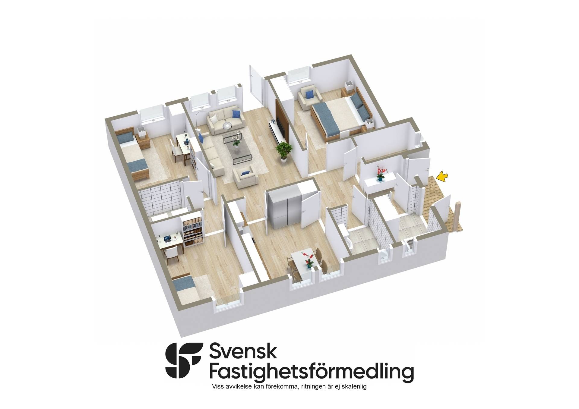 4 rum Lägenhet på Stallbacken 2 Skutskär Älvkarleby kommun - bild 28
