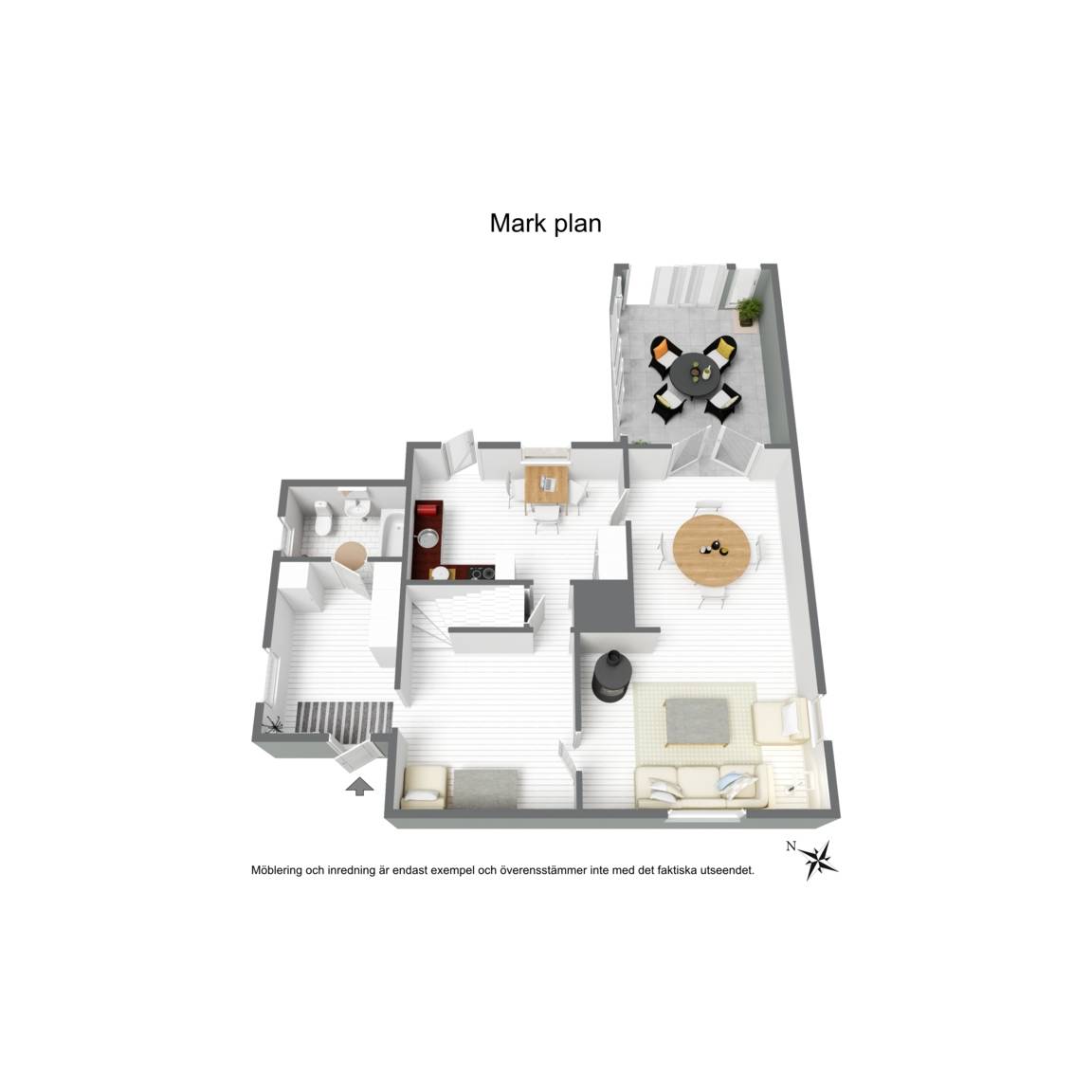 3 rum Villa på Albogatan 12 Sankt Olof Simrishamns kommun - bild 35