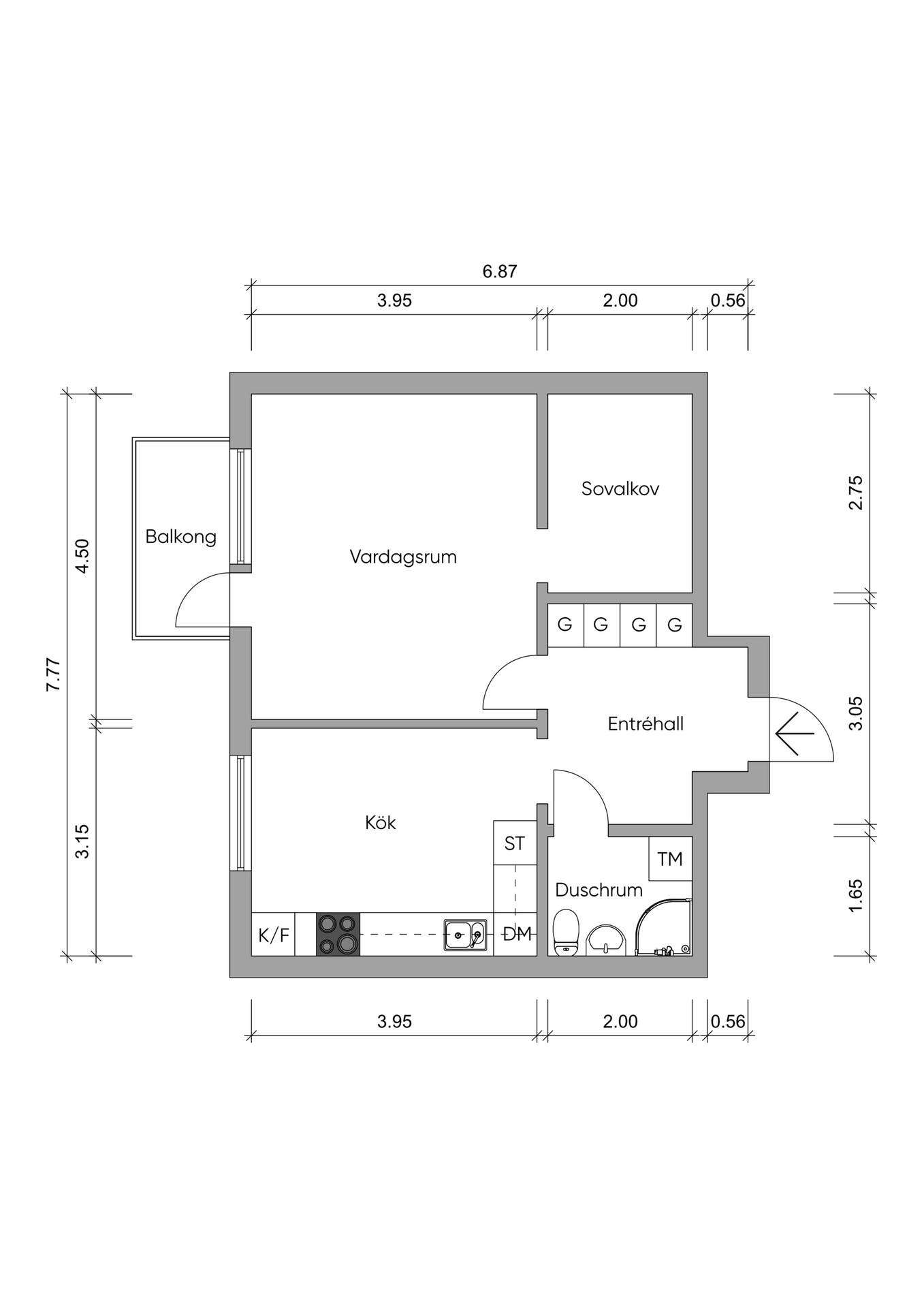 1 rum Lägenhet på Åbergsgatan 1B Väster Åmåls kommun - bild 10