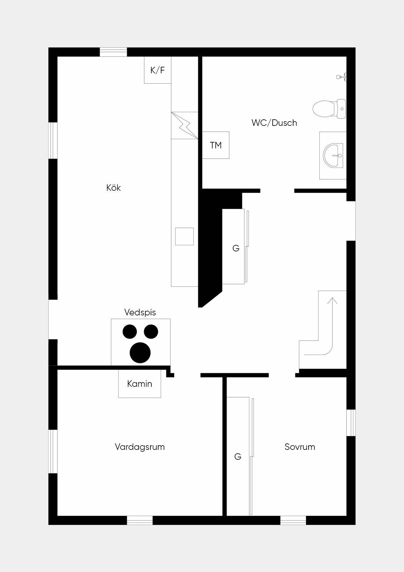 5 rum Villa på Nylyckorna Trollebo 1 Habo Habo kommun - bild 10