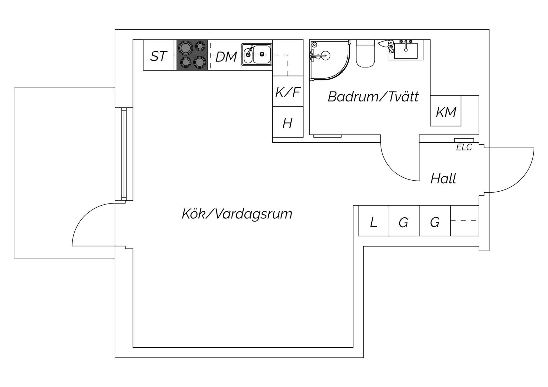 1 rum Lägenhet på Termikgatan 21A Södra Ladugårdsängen Örebro kommun - bild 20