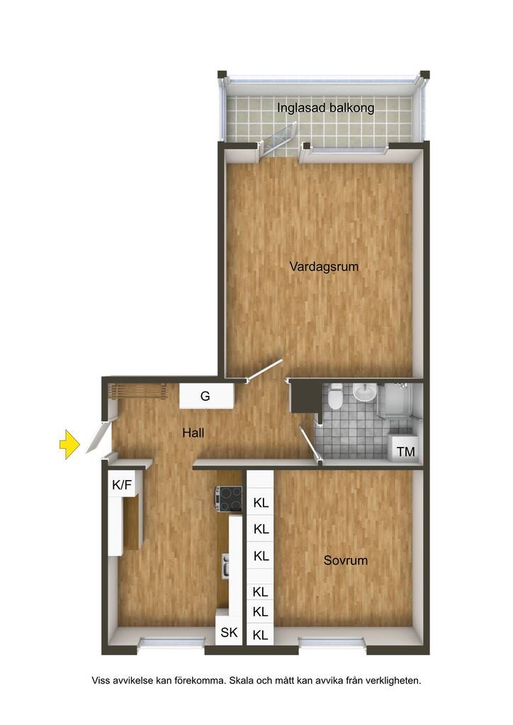 2 rum Lägenhet på Lidåkersgatan 4B Lidåker Lidköpings kommun - bild 23