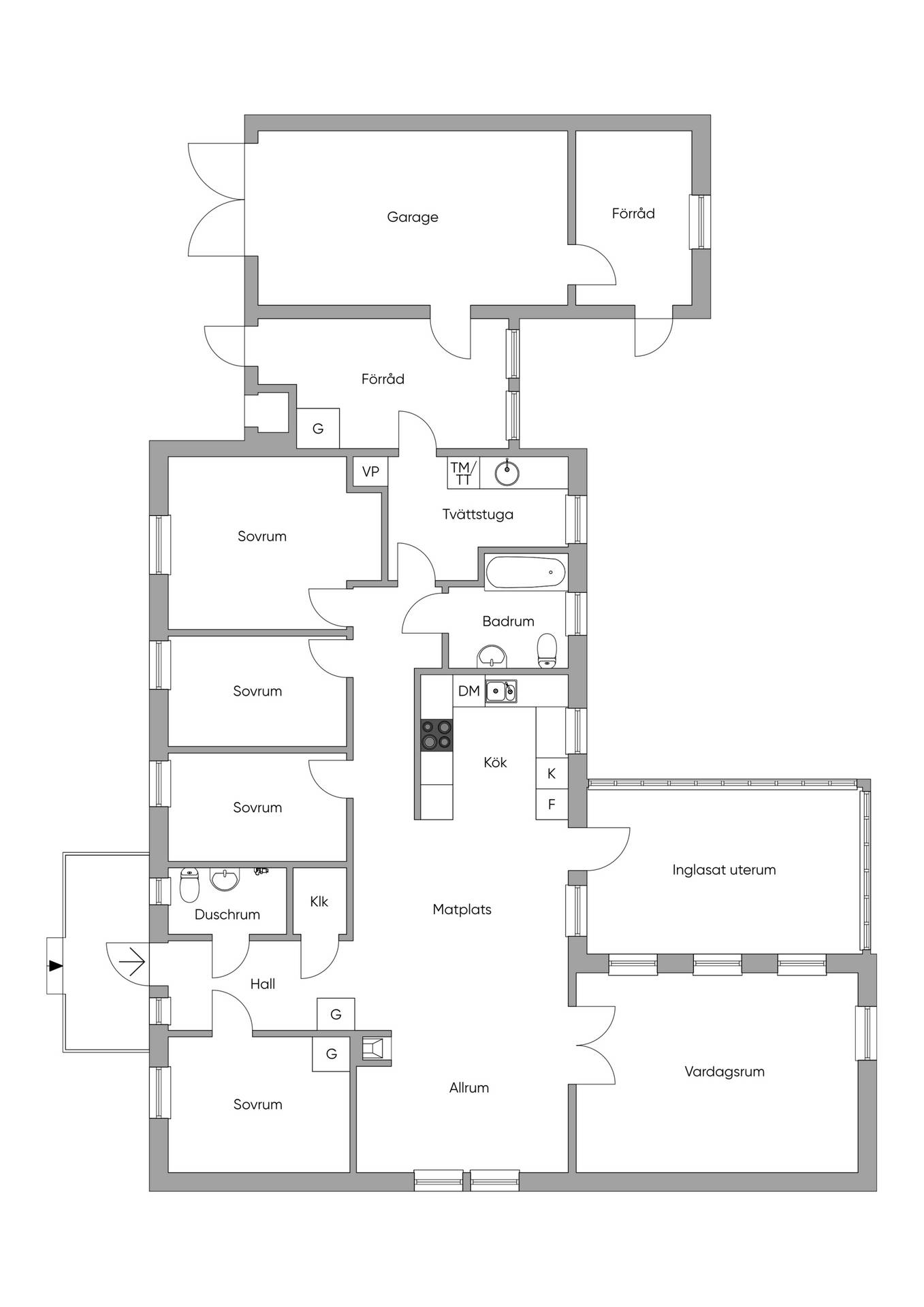 6 rum Villa på Kanalvägen 8 Väddö Norrtälje kommun - bild 39