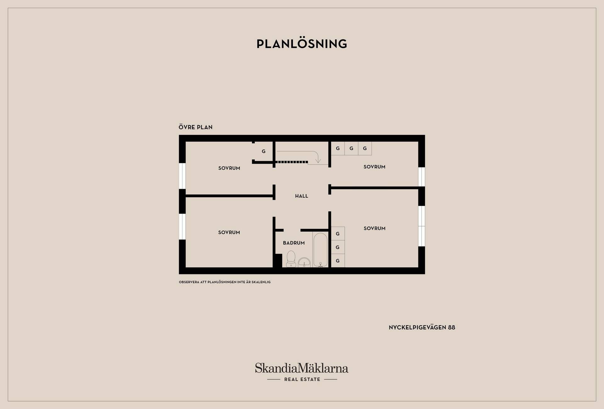 5 rum Radhus på Nyckelpigevägen 88 Skövde kommun - bild 45