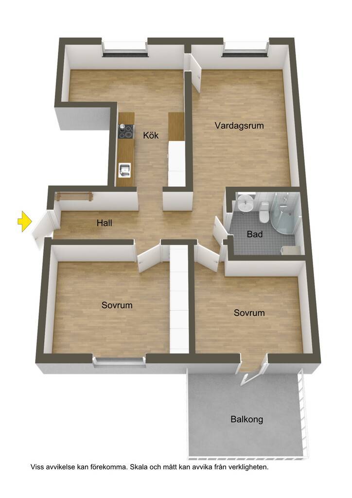 3 rum Lägenhet på Trotzgatan 49D Centralt Falu kommun - bild 30