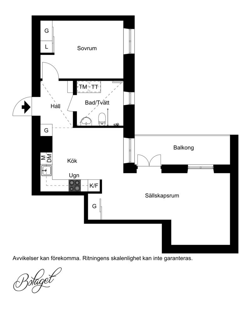 2 rum Lägenhet på Verkstadsgatan 4A Davidshall Malmö kommun - bild 25
