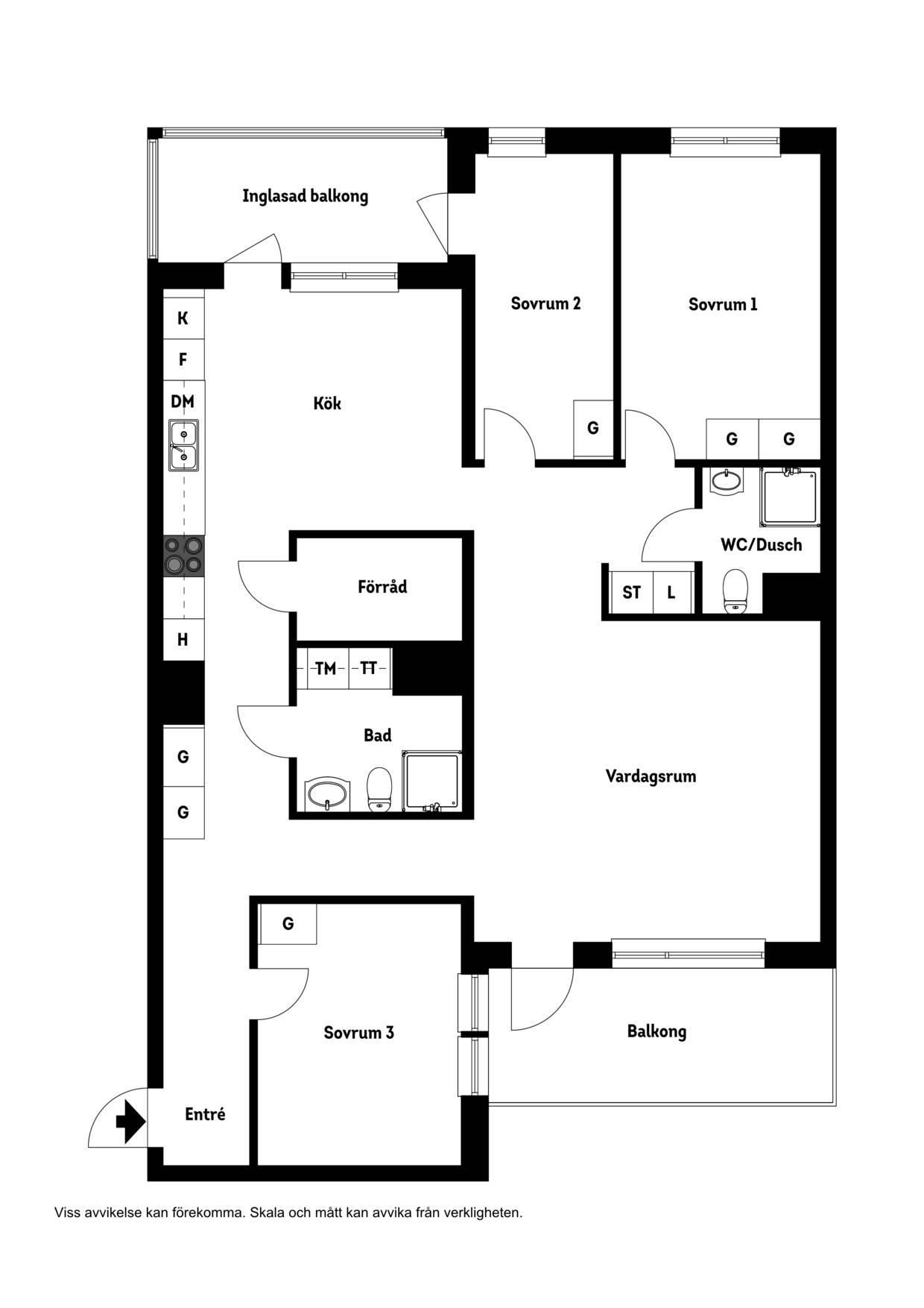 4 rum Lägenhet på Kalvshällavägen 44 Barkarbystaden Järfälla kommun - bild 18