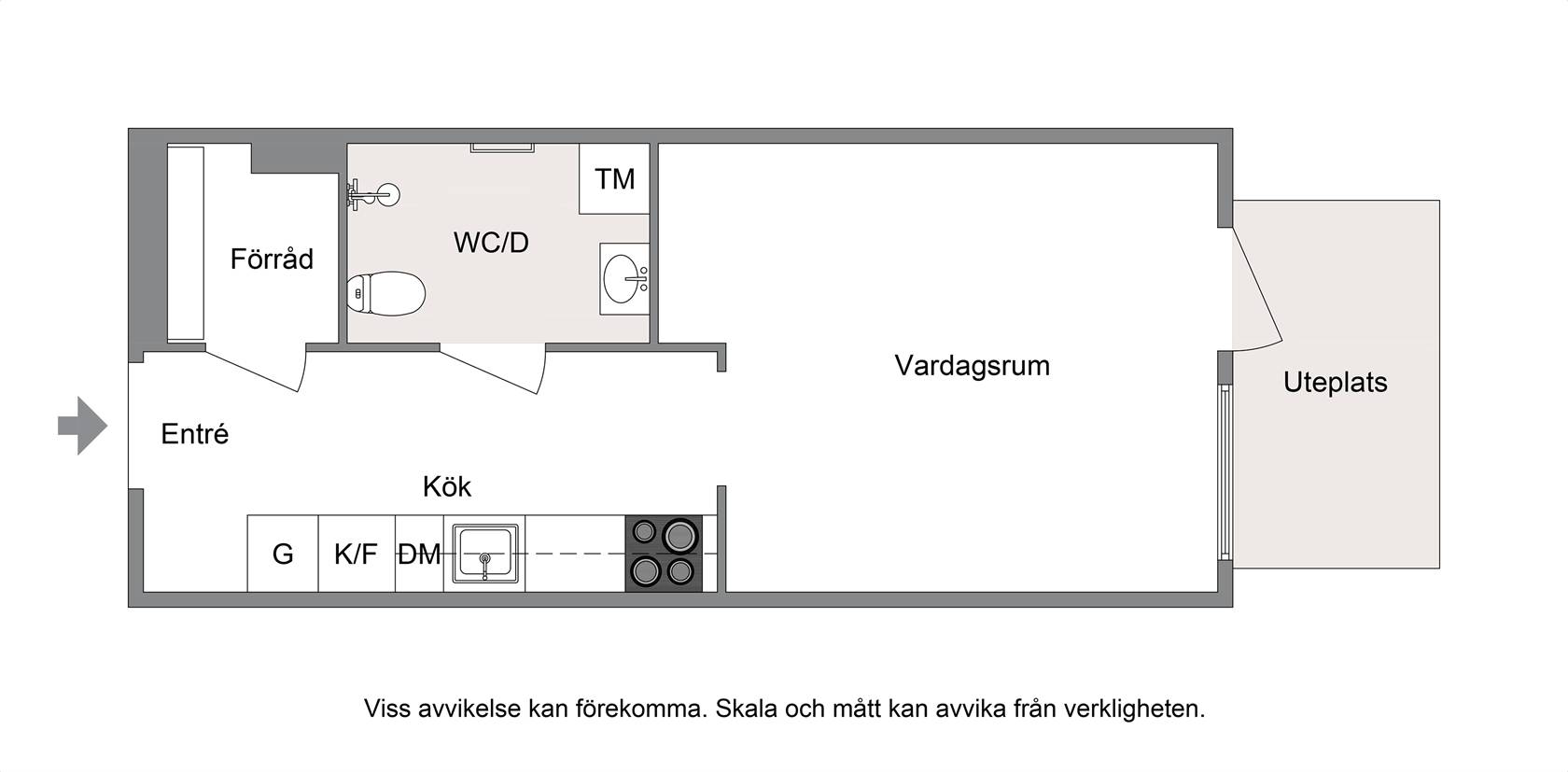 1 rum Lägenhet på Björkvallen 26 Bålsta - Gamla Bålsta Håbo kommun - bild 22