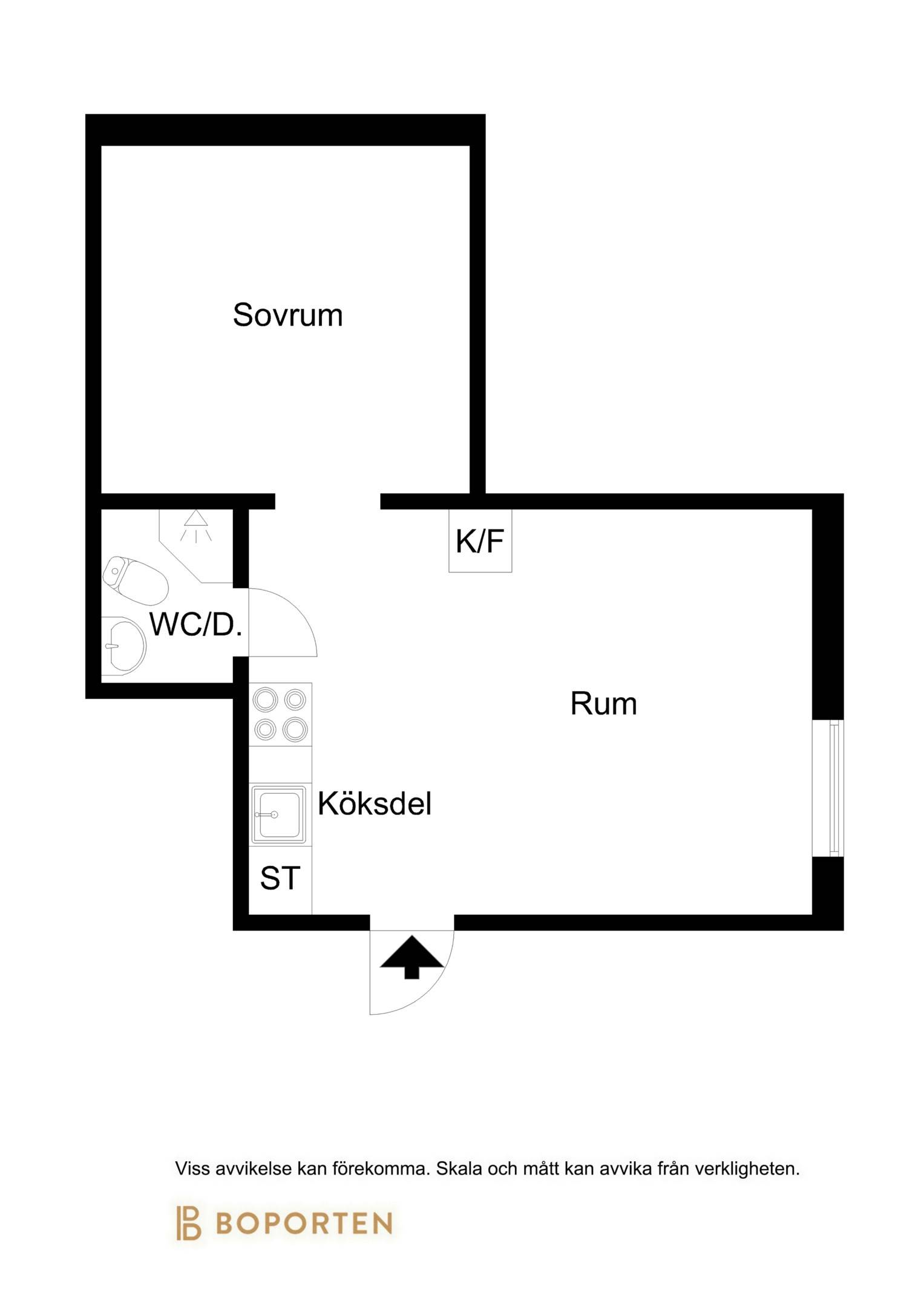 1 rum Lägenhet på Järnvägsallén 16B Centralt Umeå kommun - bild 26