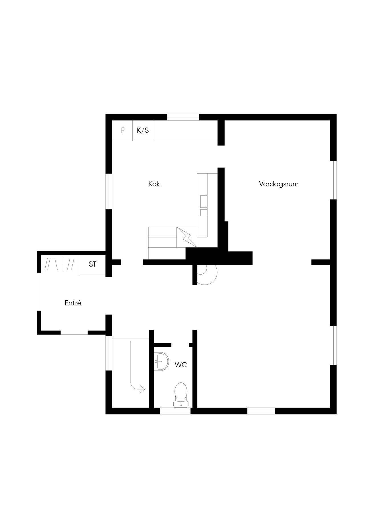 4 rum Villa på Hallströmsgatan 25 Lidhem Västerviks kommun - bild 46