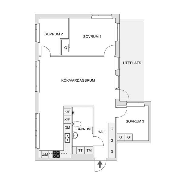 4 rum Lägenhet på Granängsvägen 2B Tyresö Centrum Tyresö kommun - bild 19