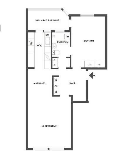 2 rum Lägenhet på Trestegsgatan 77 Ektorp Norrköpings kommun - bild 20
