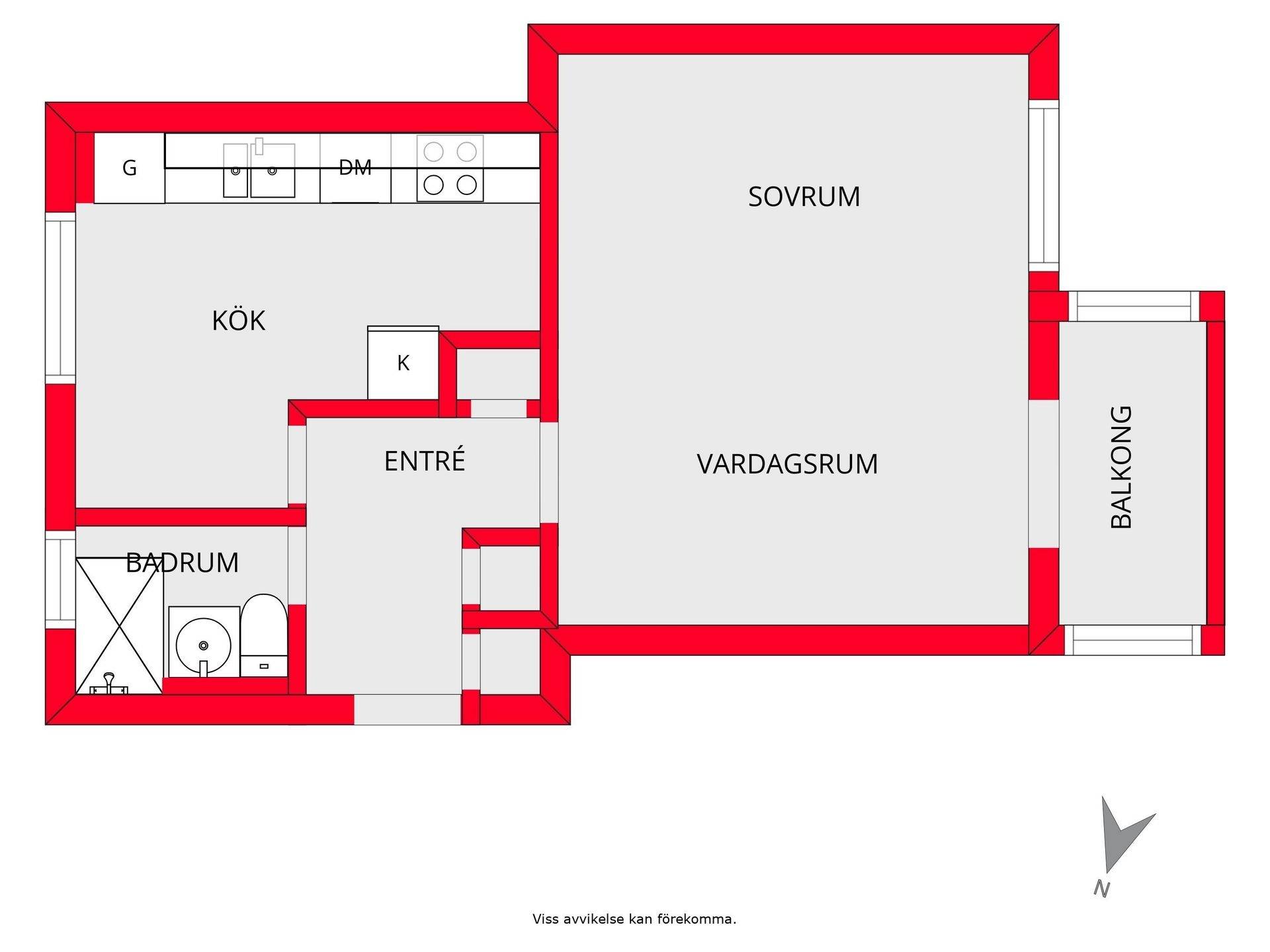 1 rum Lägenhet på Engelbrektsgatan 24E Vadstena kommun - bild 11