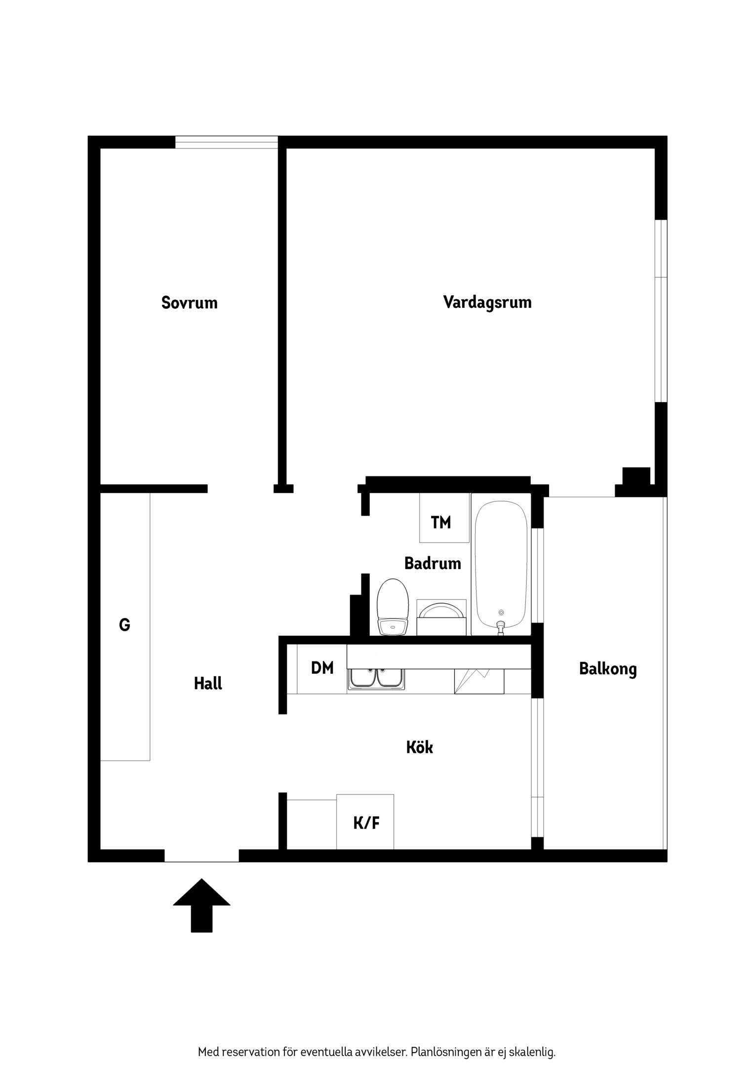 2 rum Lägenhet på Jakobs väg 19 Charlottesborg Kristianstads kommun - bild 11
