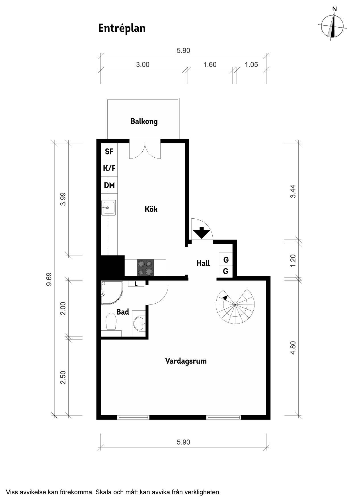 2 rum lägenhet på Köpmansgatan 4 Inom Vallgraven, Göteborgs kommun - bild 4