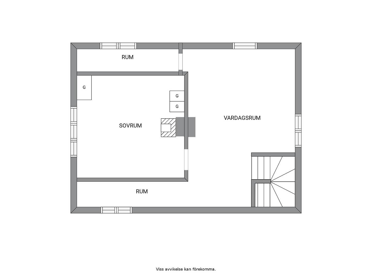 3 rum Villa på Nedre Lid Lyckbacken Sunnemo Hagfors kommun - bild 51