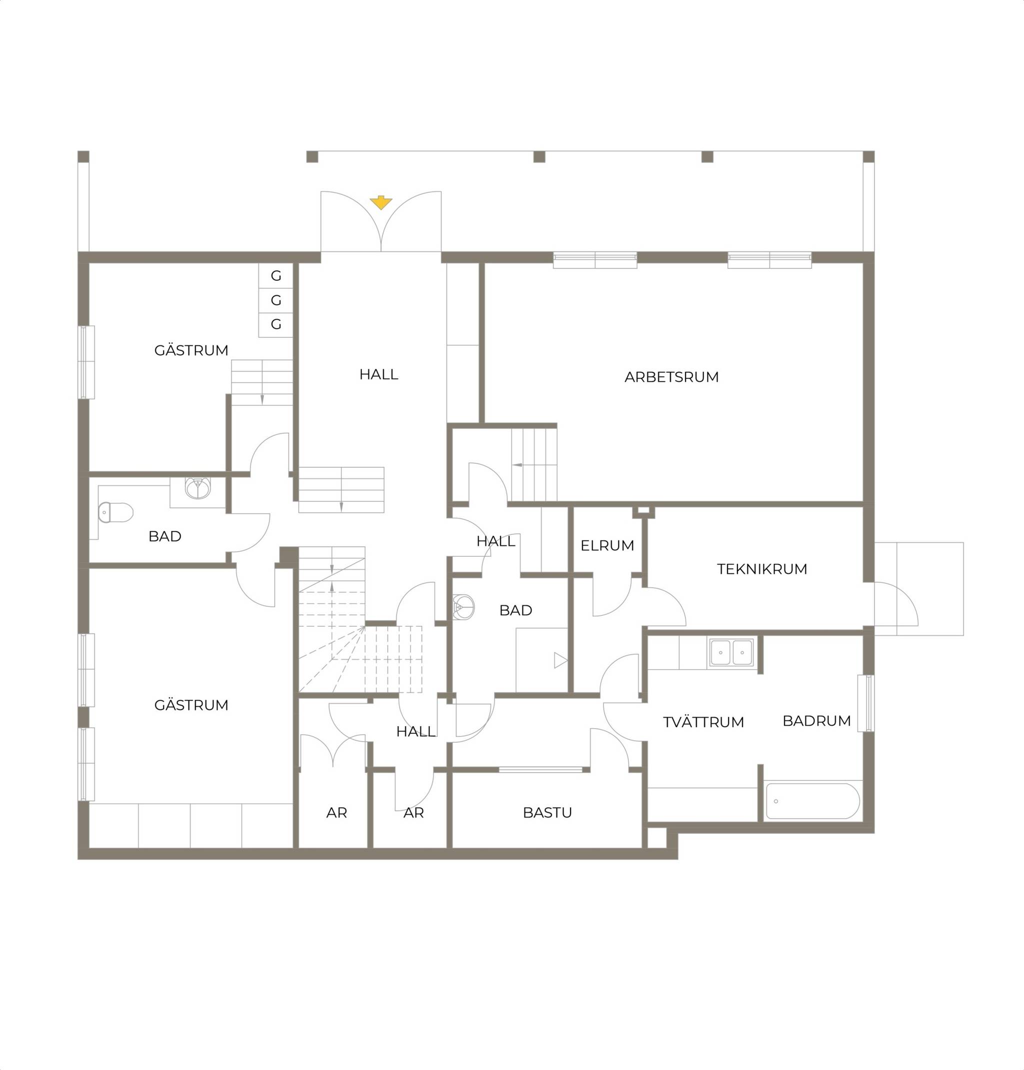 7 rum Villa på Orrspelsvägen 11 Stocksund - Söderskogen Danderyds kommun - bild 55