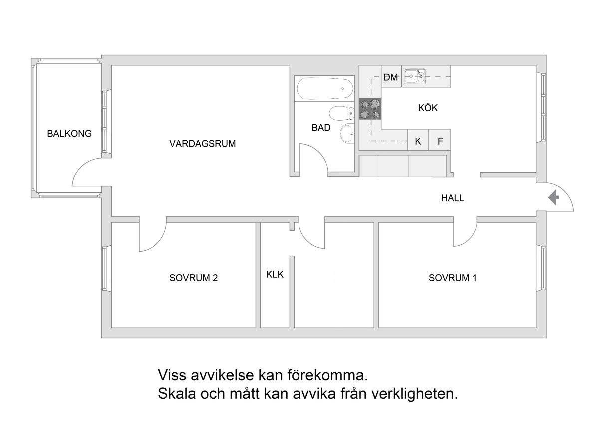 3 rum Lägenhet på Mariehamnsgatan 12, 1 tr Akalla Stockholms kommun - bild 22