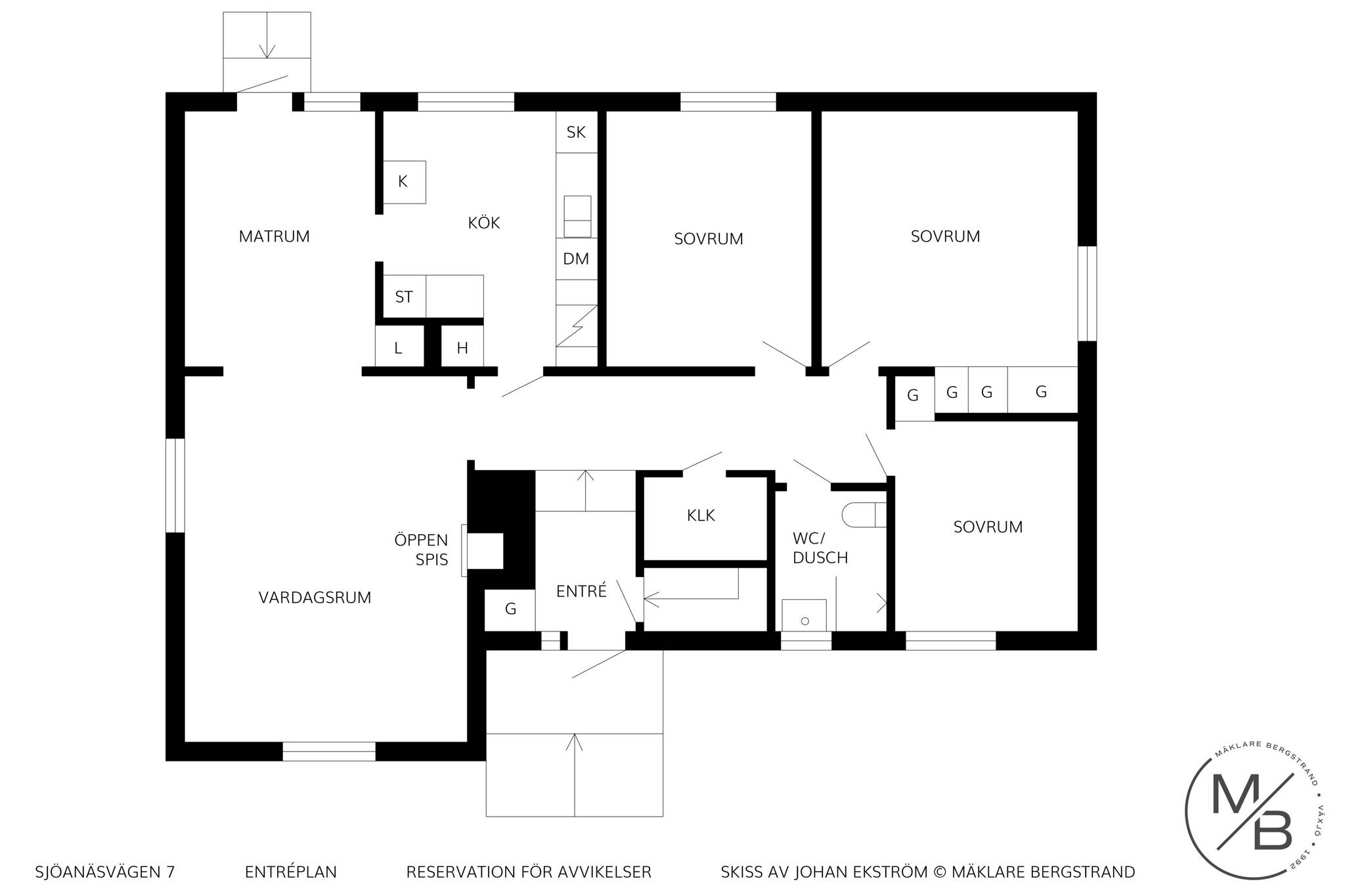 5 rum Villa på Sjöanäsvägen 7 Hjortsberga Alvesta kommun - bild 25