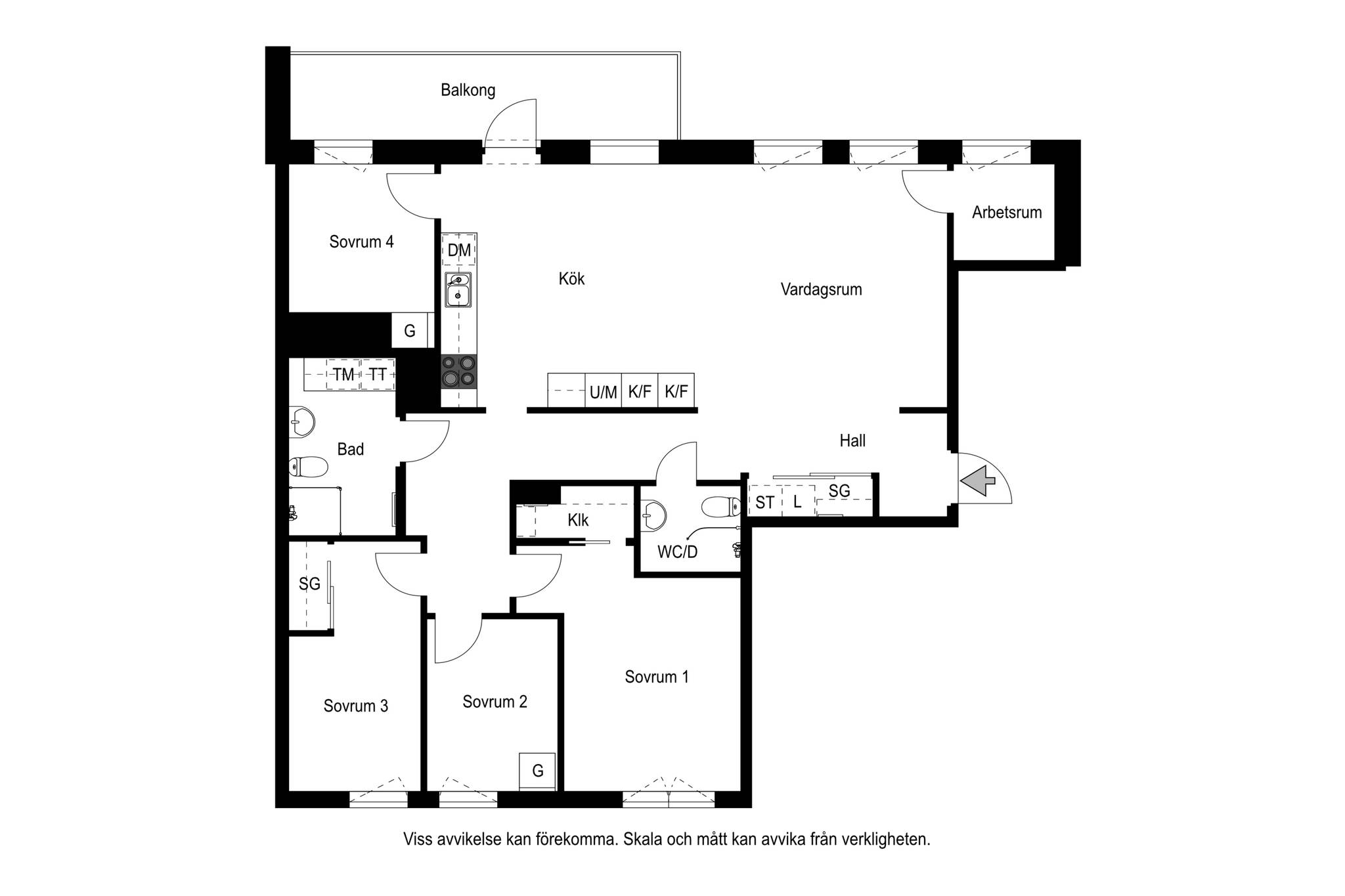 5 rum Lägenhet på Boulevarden 61 Täby Park Täby kommun - bild 24