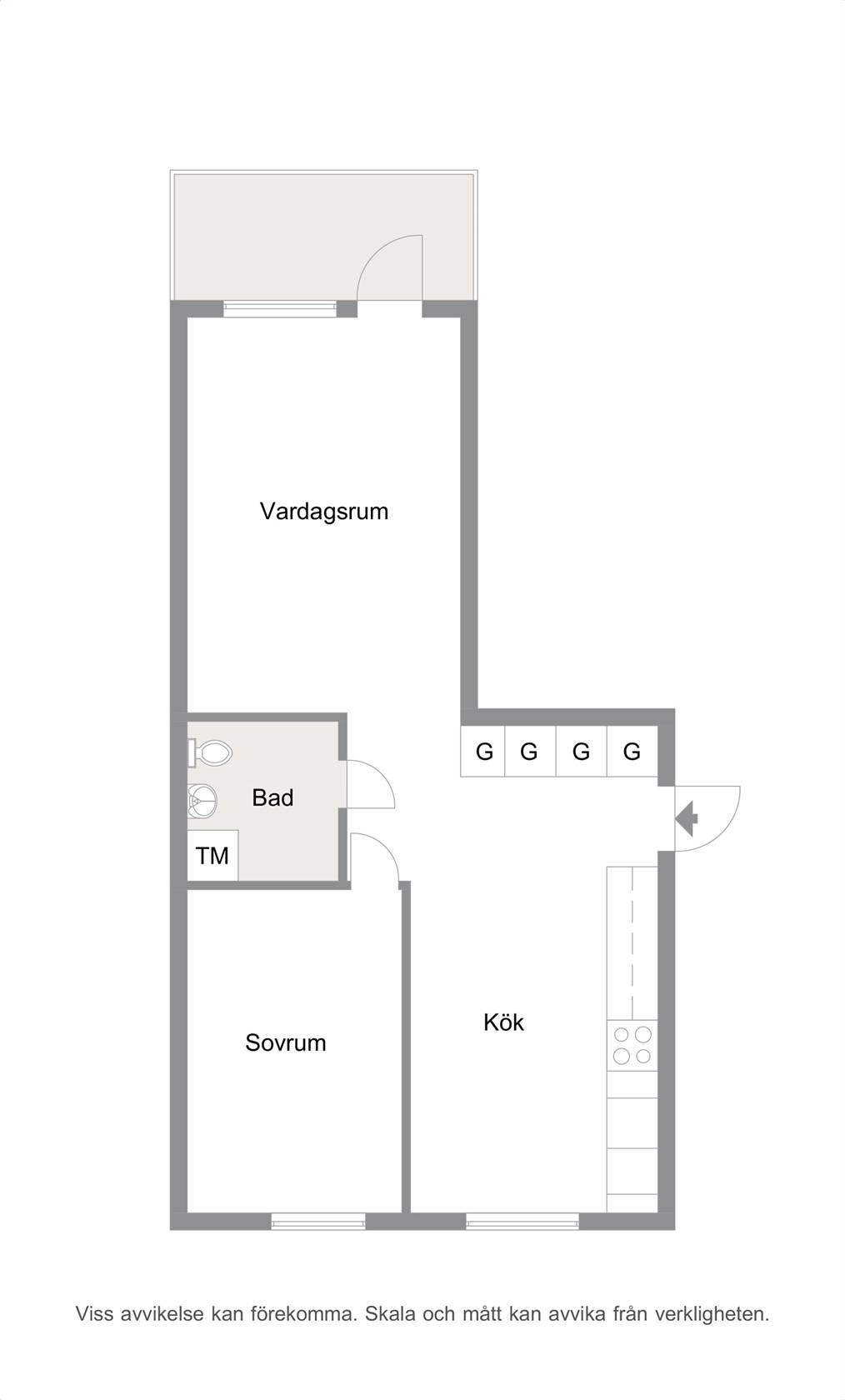 2 rum Lägenhet på Västra Skrävlingevägen 129 Gula Höja Malmö kommun - bild 9