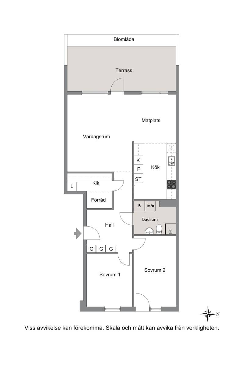 3 rum Lägenhet på Teknikvägen 77 Kallhäll Järfälla kommun - bild 15