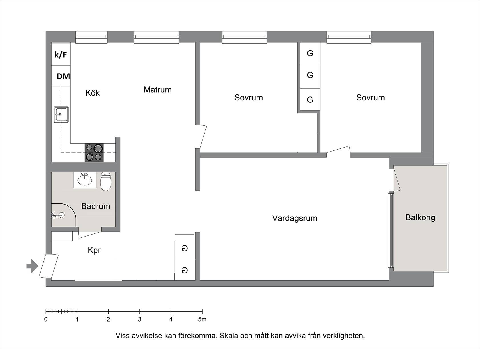 3 rum Lägenhet på Hammarvägen 53 Jakobsberg Järfälla kommun - bild 16