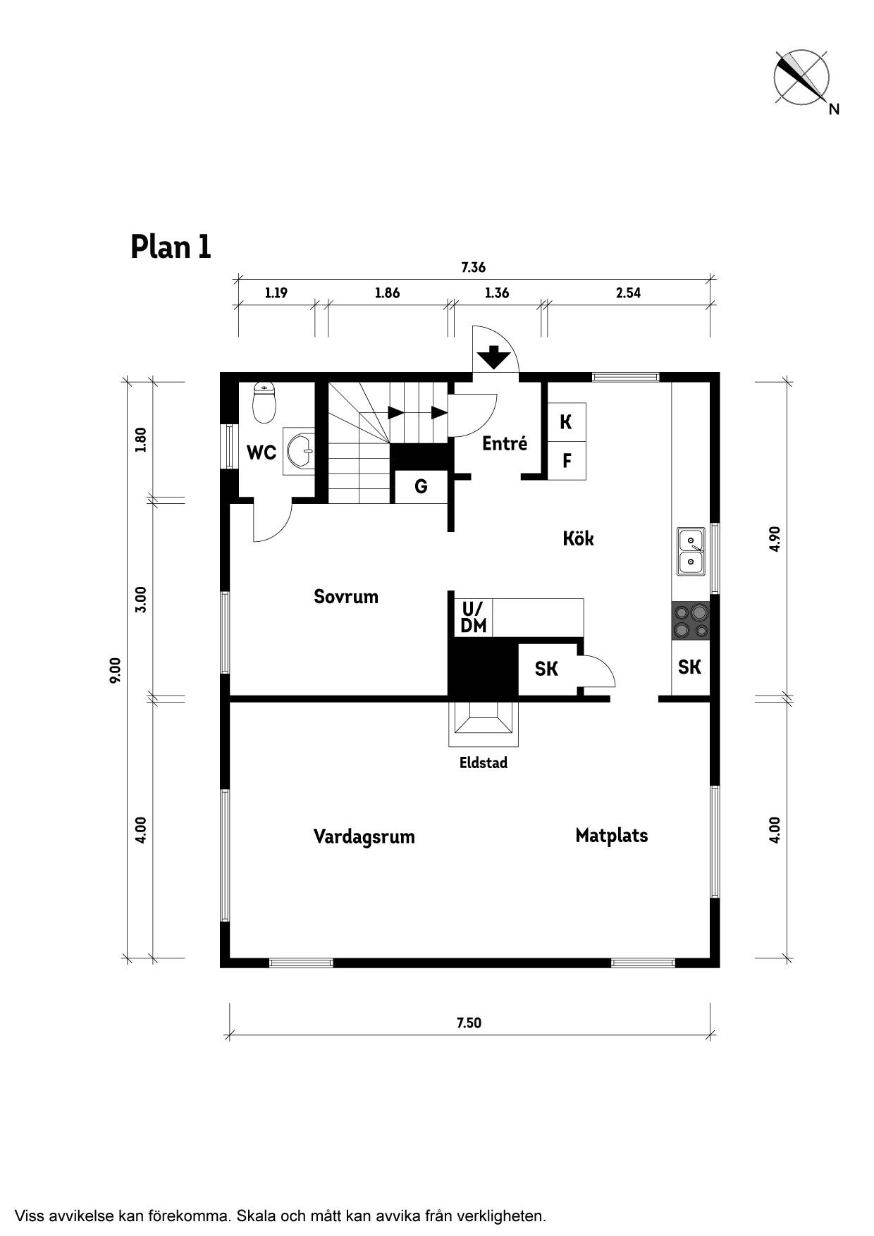 4 rum Villa på Tornsborg 4542 Snälleröd Klippans kommun - bild 25