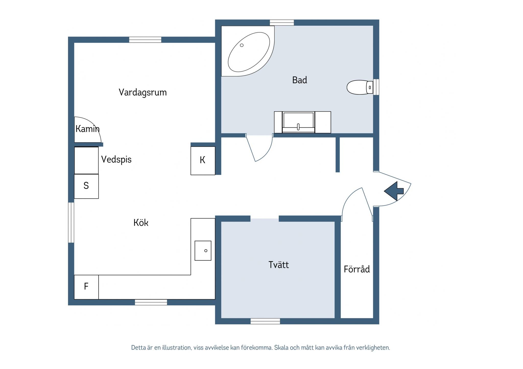 3 rum Villa på Slåttervägen 12 Gårdskär Älvkarleby kommun - bild 23