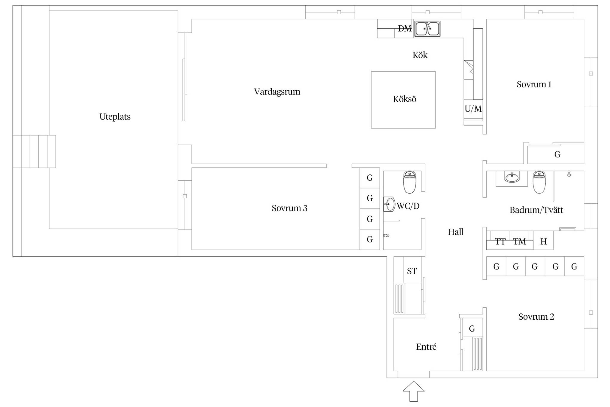 4 rum Lägenhet på Östergatan 1 Ängelholm - Centrum Ängelholms kommun - bild 5