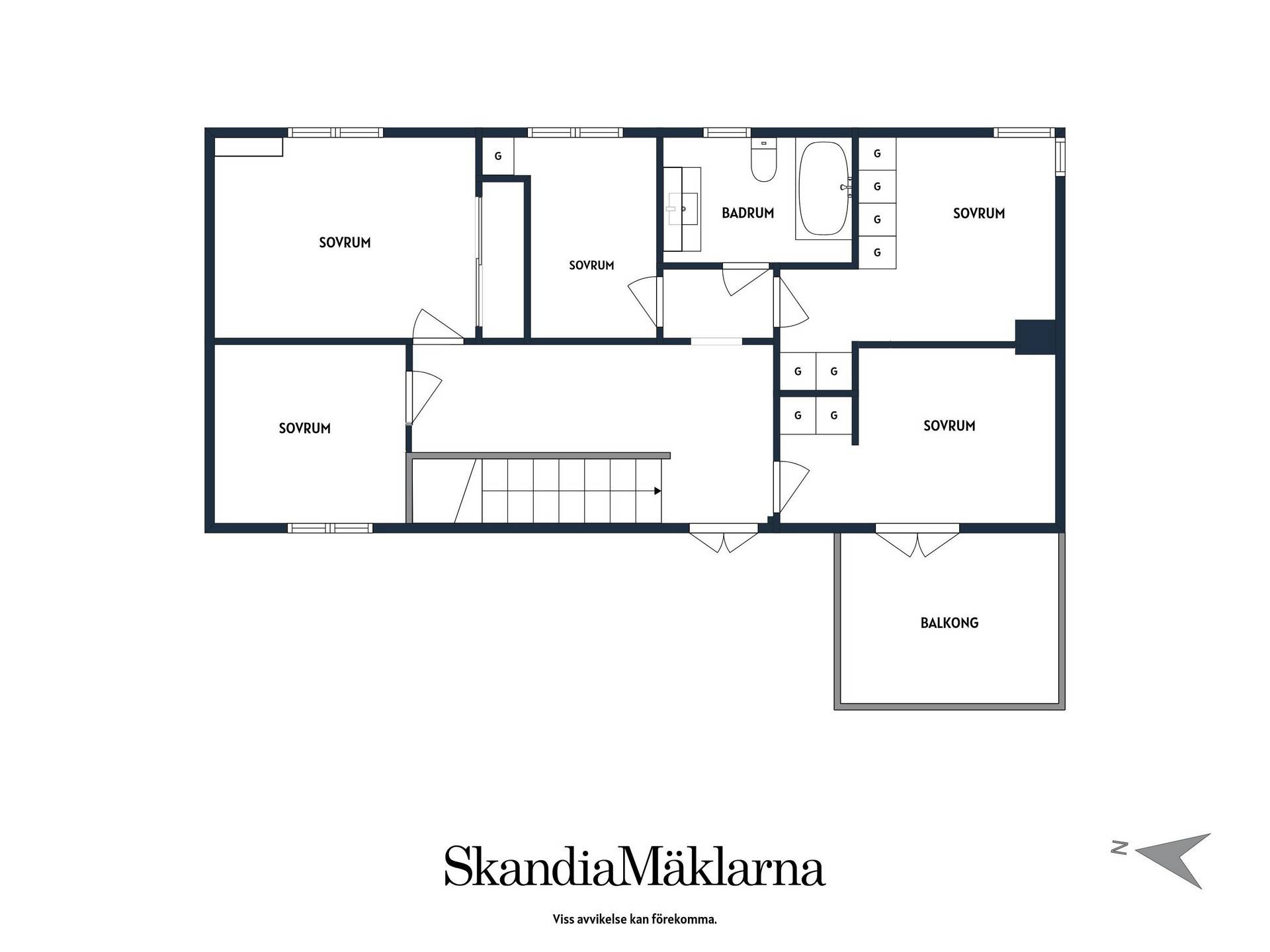 6 rum Villa på Lekgränd 2 Mariefred Stadsparken Strängnäs kommun - bild 78