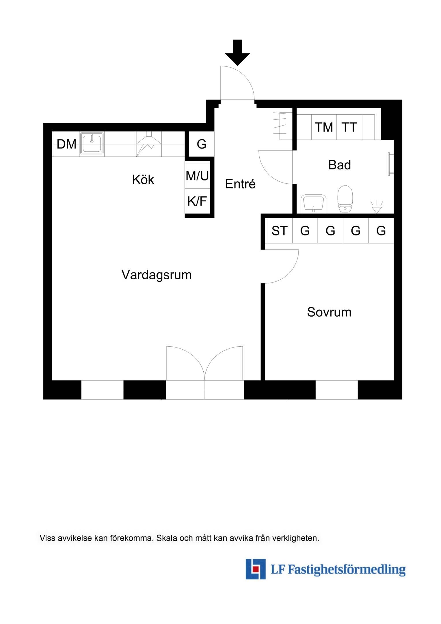 2 rum Lägenhet på Ahrenbergsgatan 10 Bulltofta Malmö kommun - bild 16