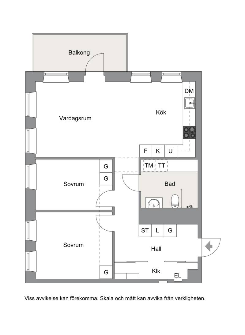 3 rum Lägenhet på Kavallerivägen 2C Rissne Sundbybergs kommun - bild 26