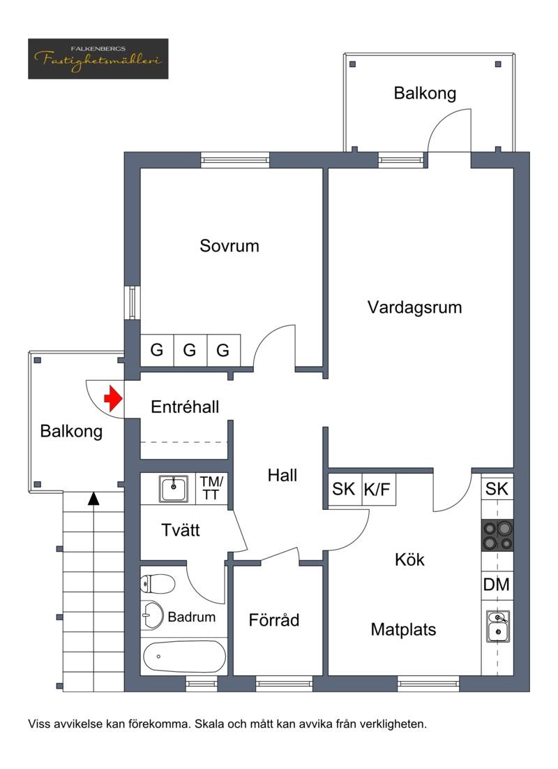 2 rum Lägenhet på Ormvråksvägen 17G Stafsinge Falkenbergs kommun - bild 25