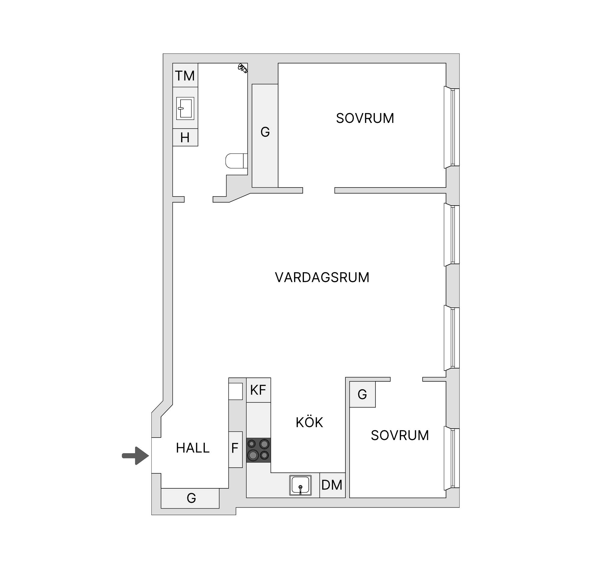 3 rum Lägenhet på Upplandsgatan 71, 3 tr Vasastan Odenplan Stockholms kommun - bild 29