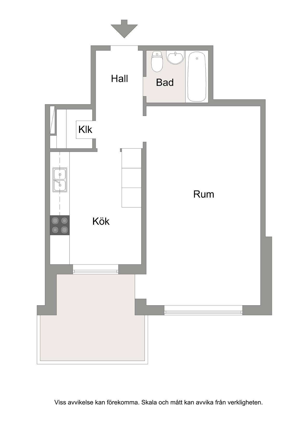 1 rum Lägenhet på Åsgatan 16 Bergsnäs Avesta kommun - bild 18