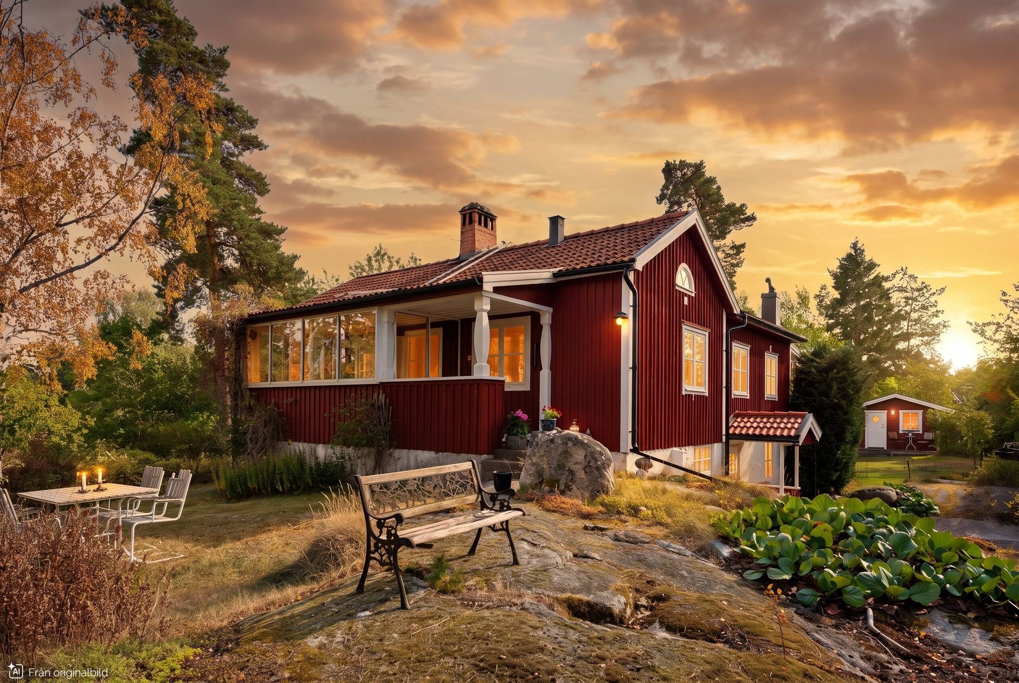 7 rum Villa på Lahällsvägen 29 Lahäll Täby kommun - bild 49