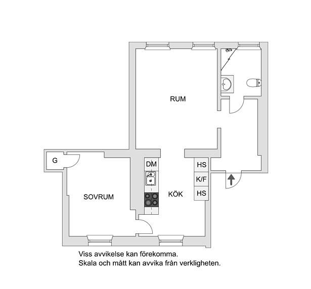 2 rum Lägenhet på Skiftesgatan 8 A Centrala Hisingen Kville Göteborgs kommun - bild 23