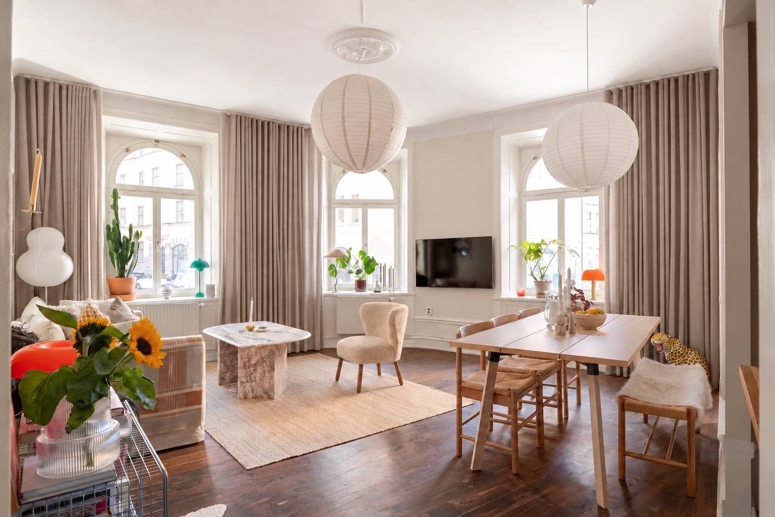 3 rum lägenhet på Birkagatan 28B, 1tr Vasastan - Birkastan, Stockholms kommun - bild 1