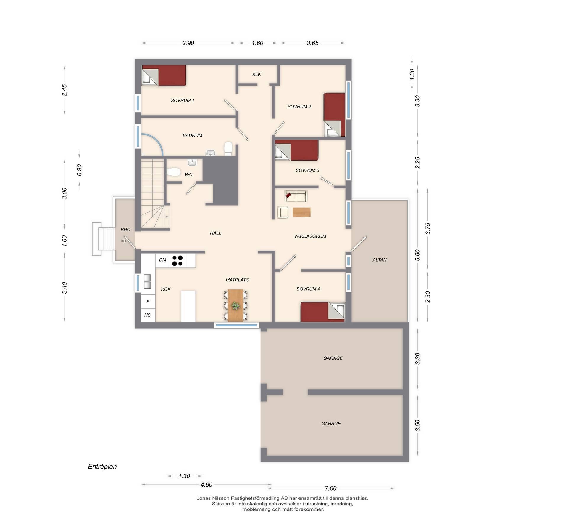 6 rum Villa på Fältvägen 35 Lombolo Kiruna kommun - bild 34