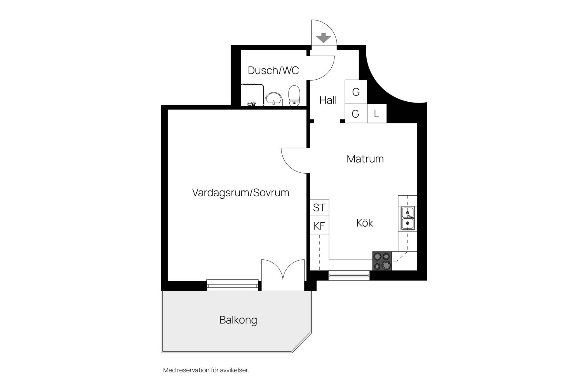 1 rum Lägenhet på Centralvägen 64B, Lgh 1101 Frövi Lindesbergs kommun - bild 24