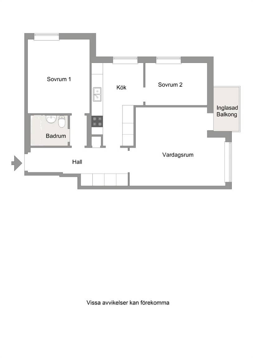 3 rum Lägenhet på Agavägen 15A Seestaden Sandvikens kommun - bild 22