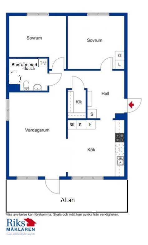 3 rum Lägenhet på Stenrösvägen 7 STENHAGEN Uppsala kommun - bild 18
