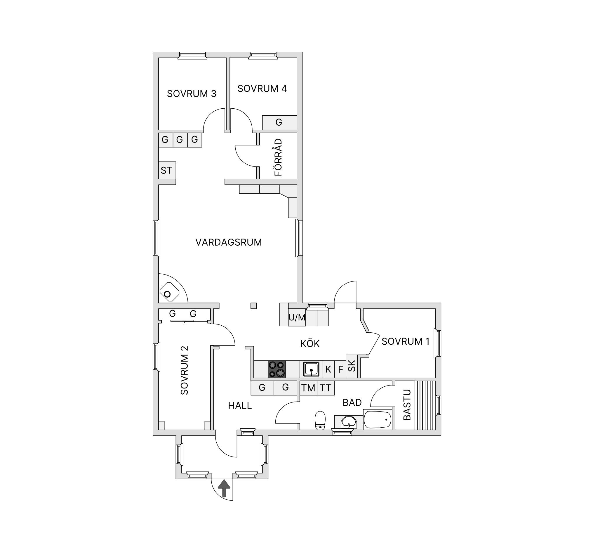 85 m² Villa på Percy Tamms väg 74 Skärmarö Värmdö kommun - bild 22