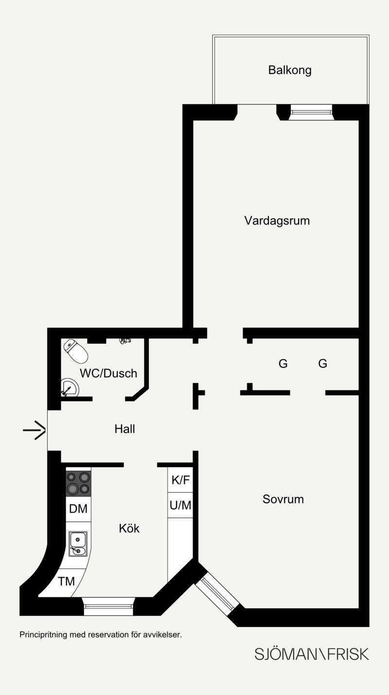 2 rum Lägenhet på Rörstrandsgatan 32A, gårdshus Vasastan - Birkastan Stockholms kommun - bild 42