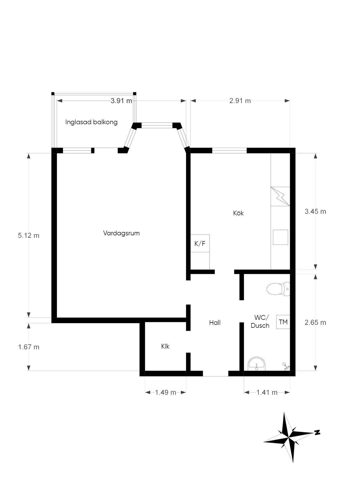 1 rum Lägenhet på Svartåliden 8 Mjölby Mjölby kommun - bild 11