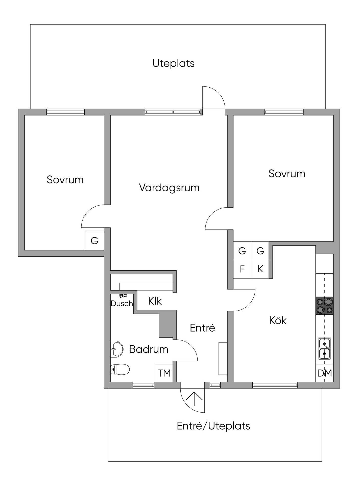 3 rum Lägenhet på Dalkarlsvägen 39A Djurö Värmdö kommun - bild 17